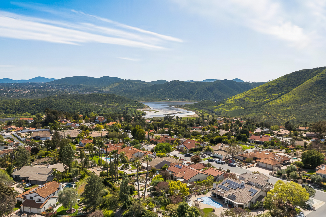 lake-hodges-neighborhood-escondido A neighborhood near Lake Hodges in Escondido is featured to represent plumbing services in this area.