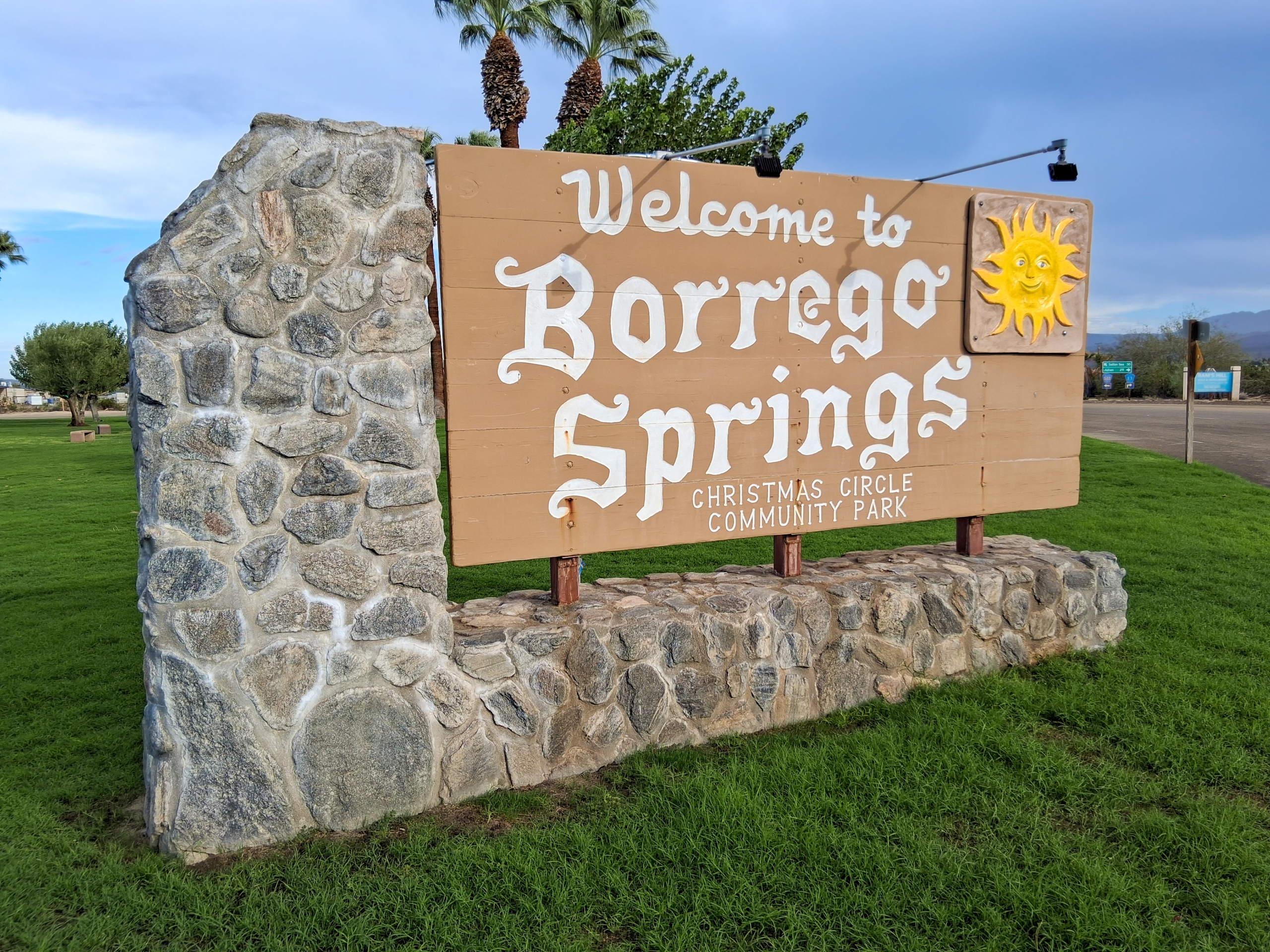 plumber-in-borrego-springs A Borrego Springs plumber demonstrates service areas with an image of the Borrego Springs welcome sign.
