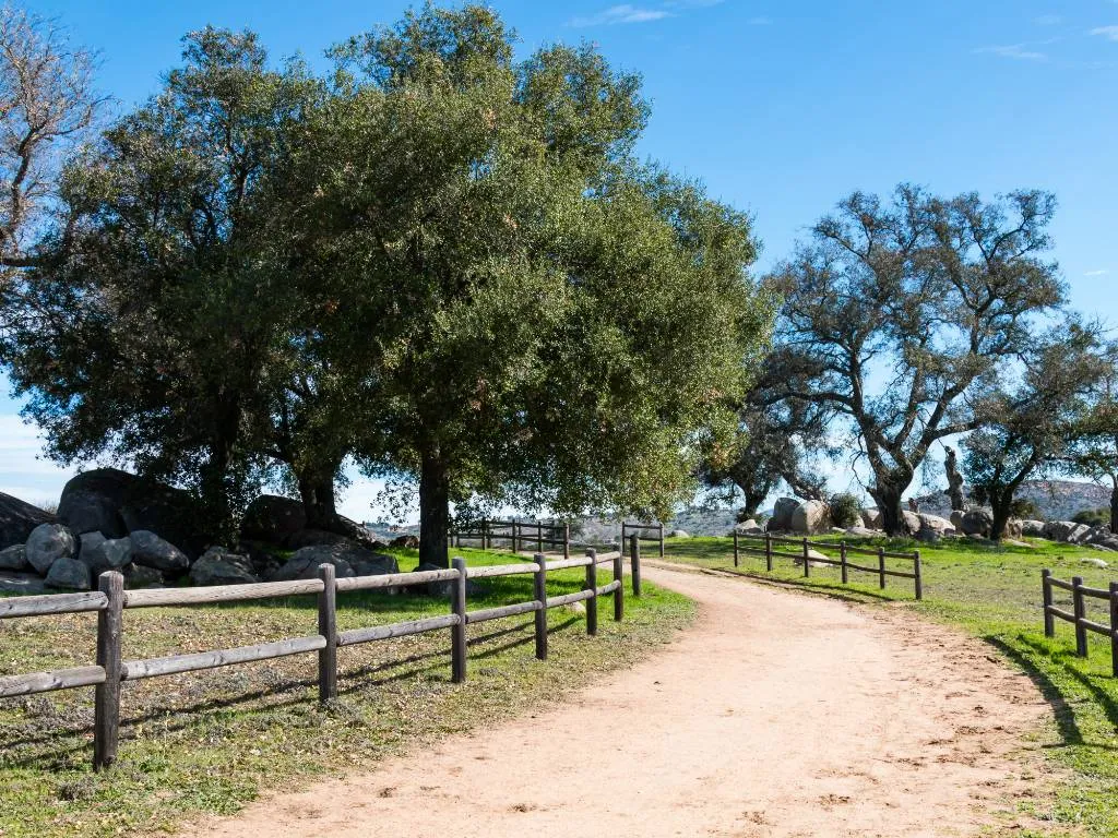 An image of a community park in Ramona, CA represents plumbing a local plumber's service area.