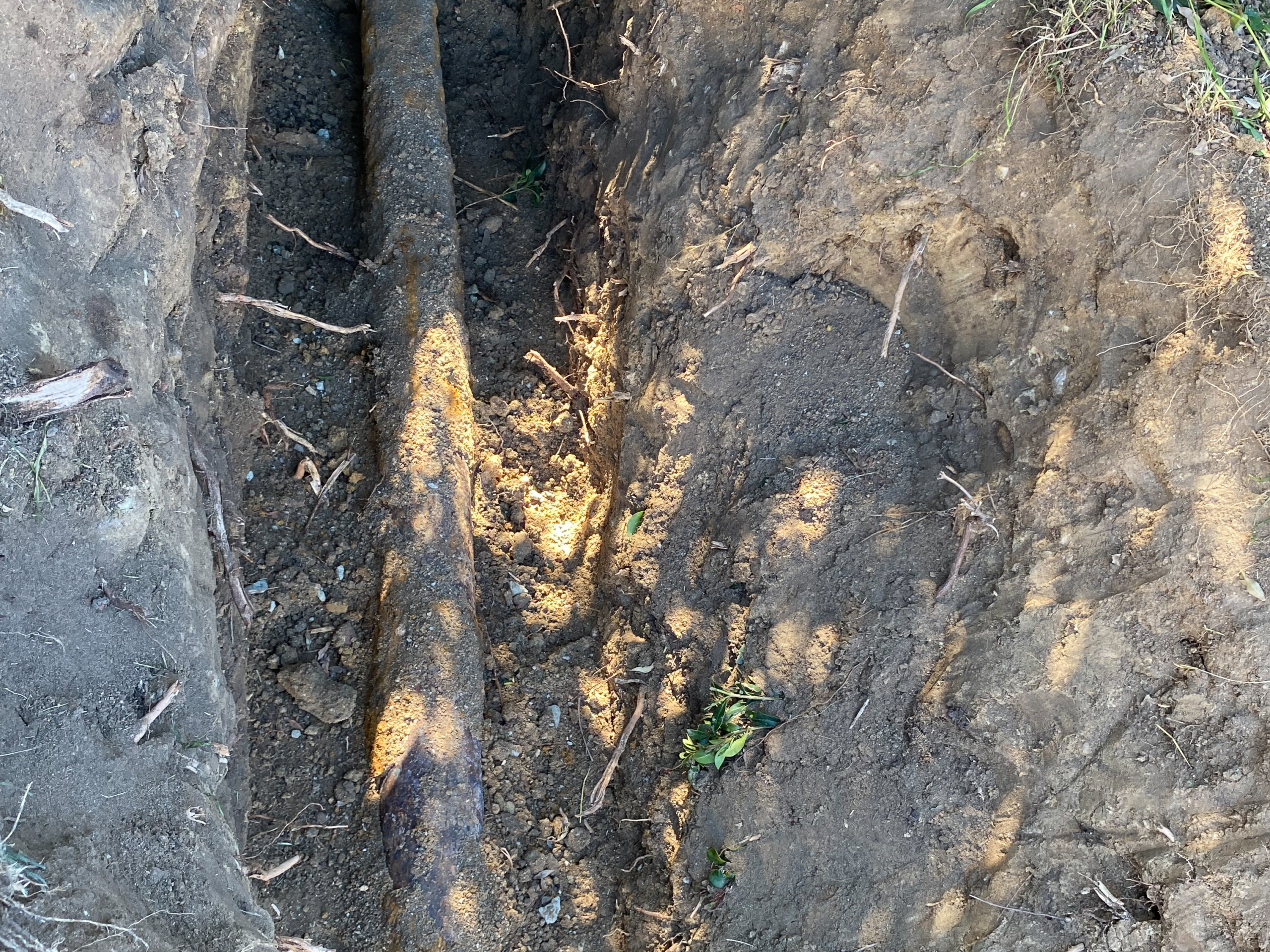 A corroded metal service line is an excellent candidate for replacement with PEX pipe.