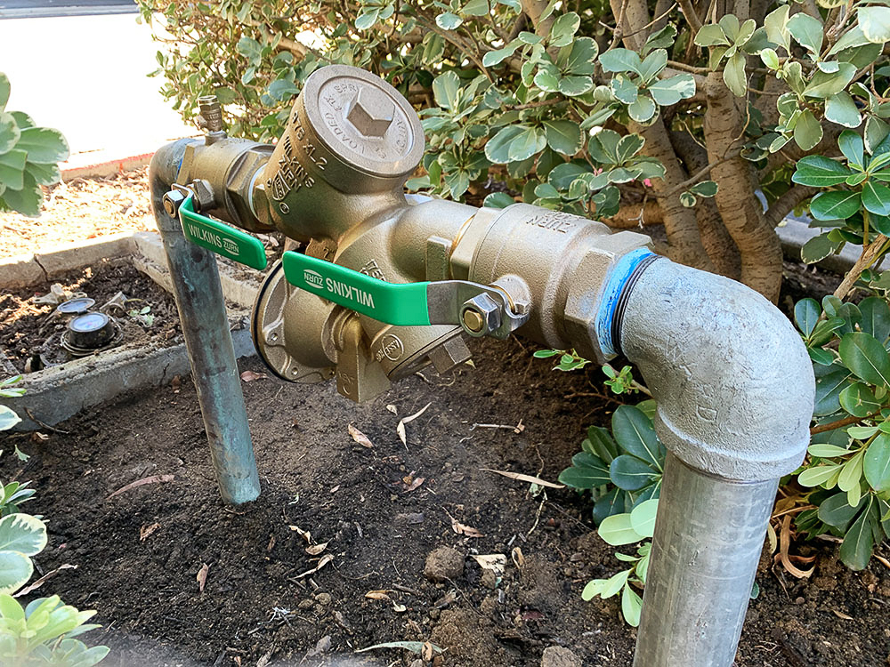 A new pressure regulator and backflow installation are perfect examples of professional plumbing services by Little Guy Plumbing