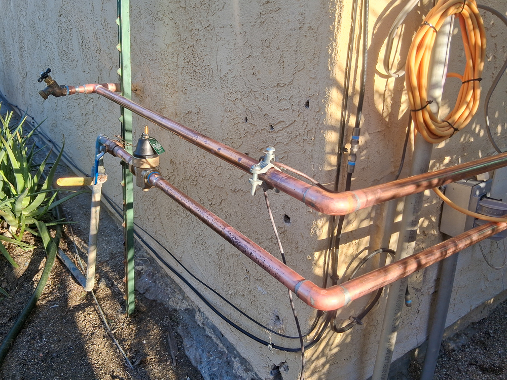 whole-home-water-filter-new-pipe With the tank completely drained, this water heater's gas control valve can be safely removed for replacement.